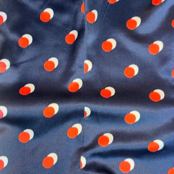 Boden Womens Red Blazer Jacket With Navy Trim Single Button Size 8R - Picture 10 of 16